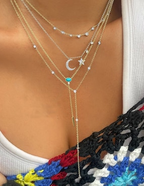 Collar Meira T de oro 14 K