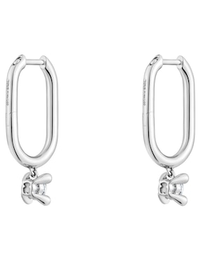 Aretes Tous Shine Lgd con acabado brillante diamante