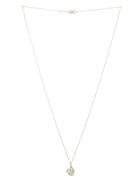 Collar Mjj Brilliant Inc de oro 14 K