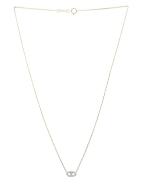 Collar Mjj Brilliant Inc de oro 14 k