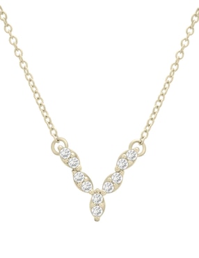 Collar Mjj Brilliant Inc de oro 14 k