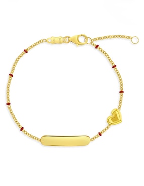 Pulsera In Season Jewelry de oro amarillo 14 K con acabado pulido
