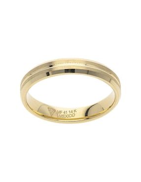 Argolla de oro amarillo 14 k Fonelli