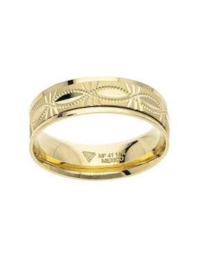 Argolla de oro amarillo 14 k Fonelli