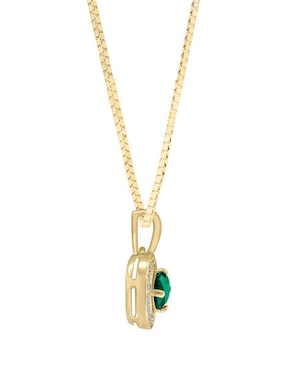Colgante Y Dije redondo Fascinare clara de oro amarillo 14 K