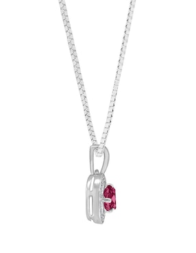 Colgante Y Dije redondo Fascinare clara de oro blanco 14 K