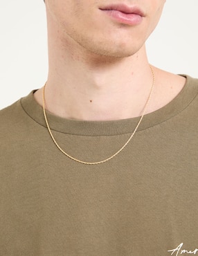 Cadena Fonelli de oro amarillo 14 K