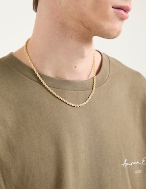 Cadena Fonelli de oro amarillo 14 K