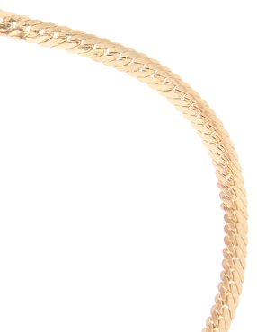 Pulsera Fonelli de oro amarillo 14 k con acabado brillante