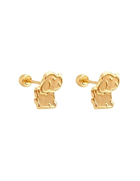 Broqueles de perro Mancini de oro