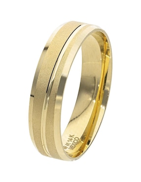 Anillo de compromiso de oro amarillo 14 k Fonelli