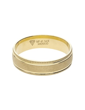 Anillo De Compromiso De Oro 14 K Fonelli