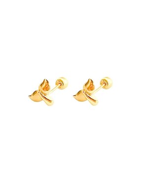 Broqueles de ballena Mancini de oro