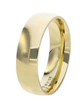 Anillo de compromiso de oro amarillo 10 k Fonelli