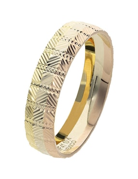 Anillo de compromiso de oro 10 k Fonelli