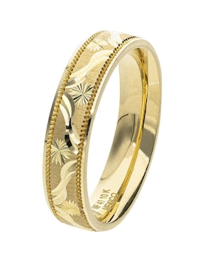 Anillo de compromiso de oro amarillo 10 k Fonelli
