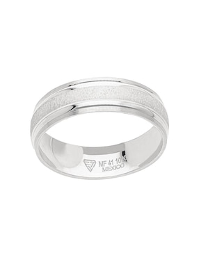 Anillo de compromiso de oro blanco 10 k Fonelli Abrazos