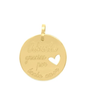 Dije circular Fianelli nonna de oro 14 K