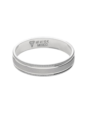 Anillo de compromiso de oro blanco 10 k Fonelli Deseo