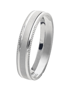 Anillo de compromiso de oro blanco 10 k Fonelli Deseo