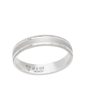 Anillo de compromiso de oro blanco 10 k Fonelli Deseo