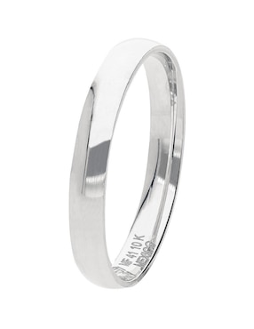 Anillo de compromiso de oro blanco 10 k Fonelli Alianza