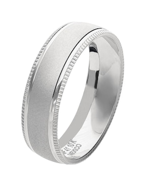 Anillo de compromiso de oro blanco 10 k Fonelli Deseo