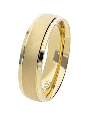Anillo de compromiso de oro amarillo 14 k Fonelli Cascada