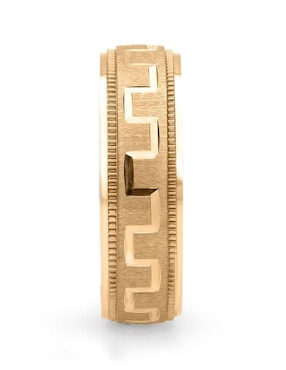 Argolla de oro 14 k Mano Forjada