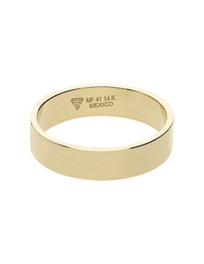 Argolla de oro amarillo 14 k Fonelli Promesa
