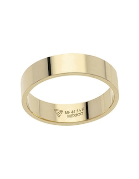 Argolla de oro amarillo 14 k Fonelli Promesa
