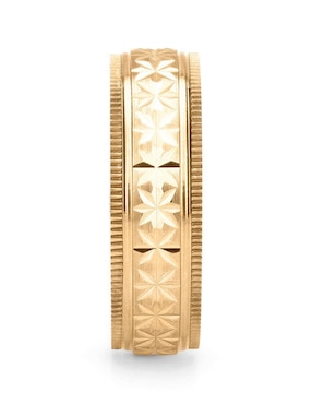 Argolla de oro 14 k Mano Forjada