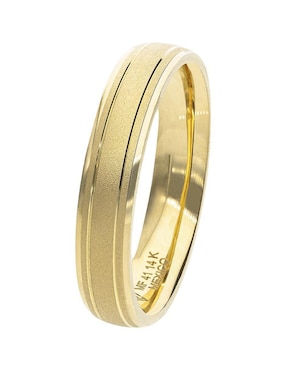 Argolla de oro amarillo 14 k Fonelli