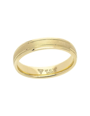 Argolla de oro amarillo 14 k Fonelli