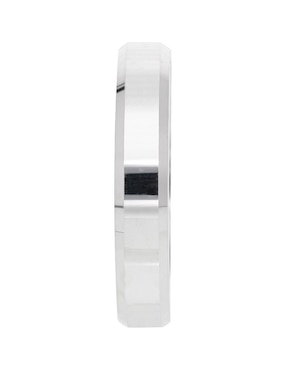 Argolla de oro blanco 10 k Fonelli