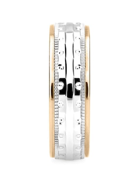 Argolla de oro 14 k Mano Forjada