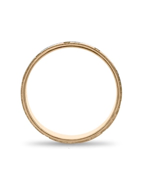 Argolla de oro 14 k Mano Forjada