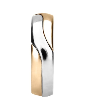 Argolla de oro 14 k Mano Forjada