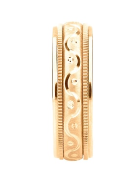 Argolla de oro 14 k Mano Forjada