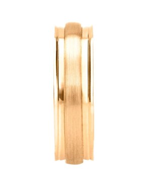 Argolla de oro 14 k Mano Forjada