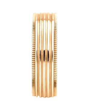 Argolla de oro 14 k Mano Forjada