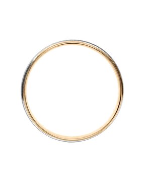 Argolla de oro 14 k Mano Forjada