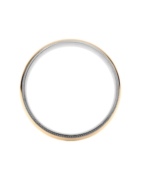 Argolla de oro 14 k Mano Forjada
