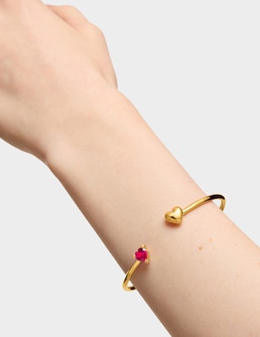 Brazalete Tous de plata con rubí p 925 Garden Of Love con acabado brillante
