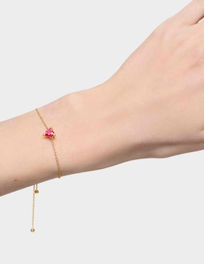 Brazalete Tous de plata con rubí p 925 Garden Of Love con acabado brillante
