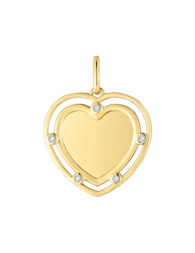 Dije De Corazón Tous Medallions De Plata P 925 Topacio