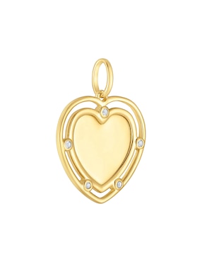 Dije de corazón Tous medallions de plata P 925