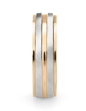 Argolla de oro 14 k Mano Forjada