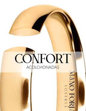 Argolla de oro 14 k Mano Forjada