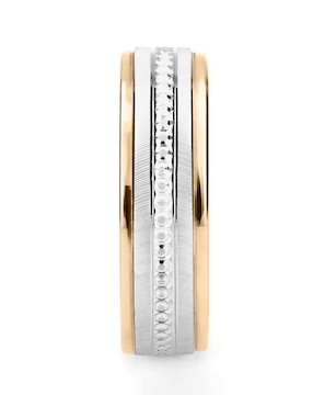 Argolla de oro 14 k Mano Forjada